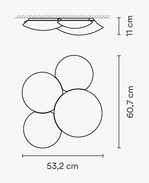 Vibia Puck - Deckenleuchte - 5442