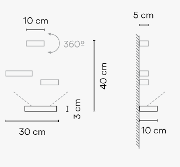 Vibia Set - Wandleuchte - 7752