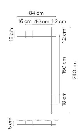 Vibia Structural - Wandleuchte - 2617