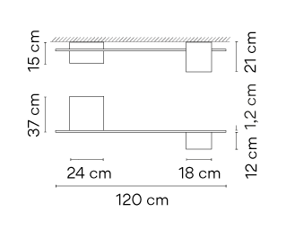 Vibia Structural - Deckenleuchte - 2640