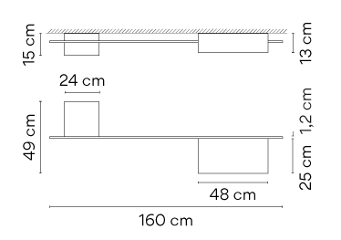 Vibia Structural - Deckenleuchte - 2642