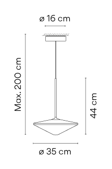 Vibia Tempo 5770 bis 5780 - Pendelleuchte - 5780