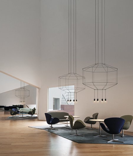 Vibia Wireflow 0299 ​​bis 0303 - Pendelleuchte