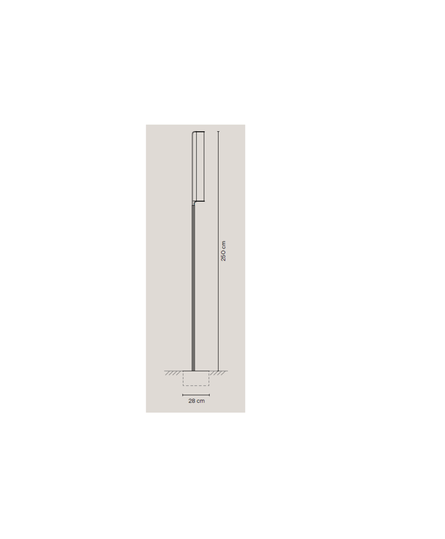 Vibia Class - Steh Aussenleuchte - 2810