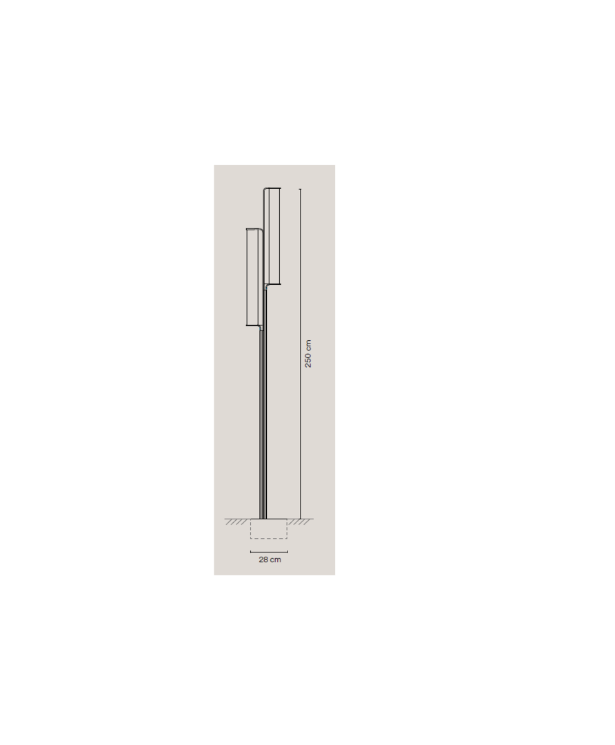 Vibia Class - Steh Aussenleuchte - 2815