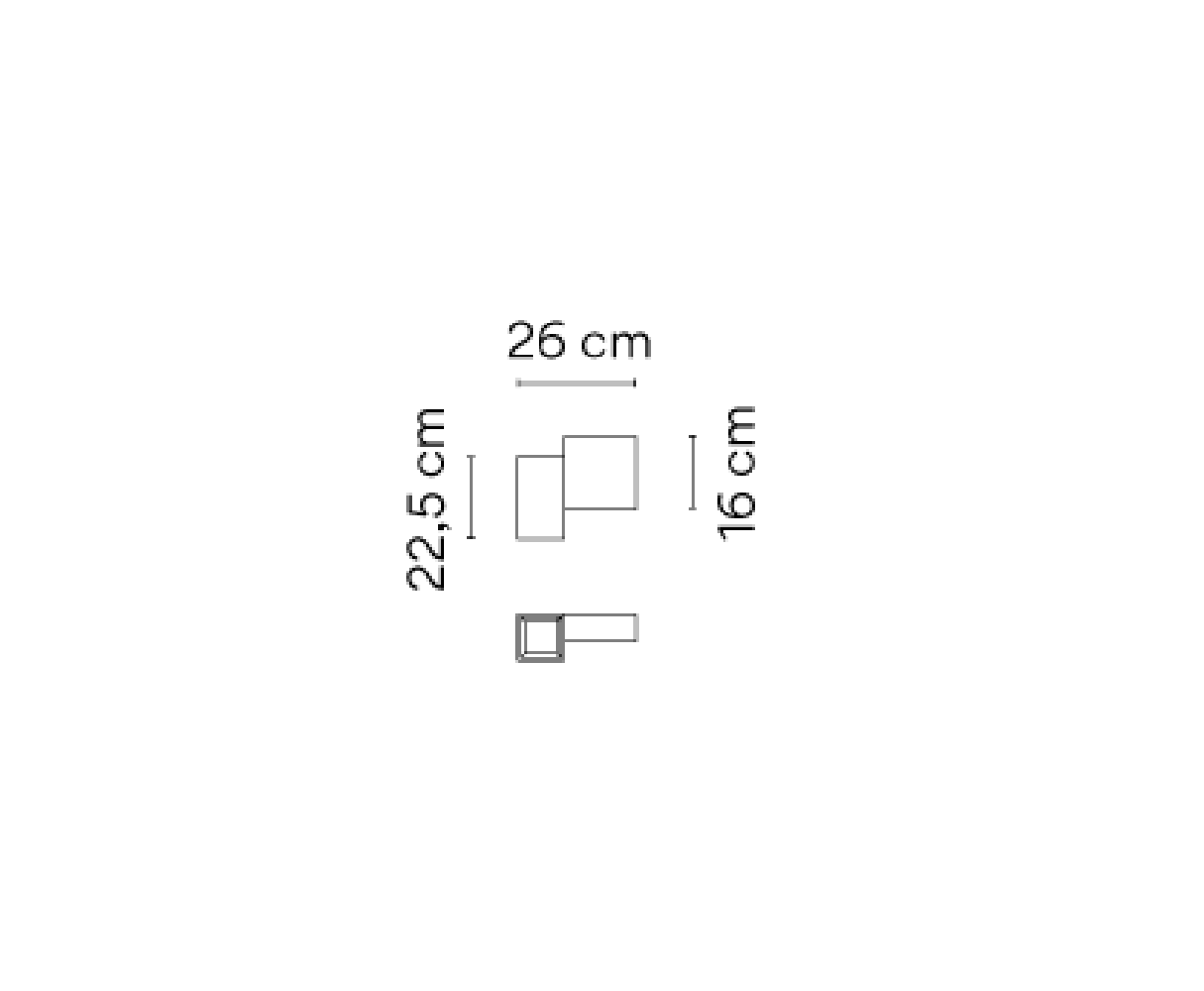 Vibia Structural 2602 - Wandleuchte
