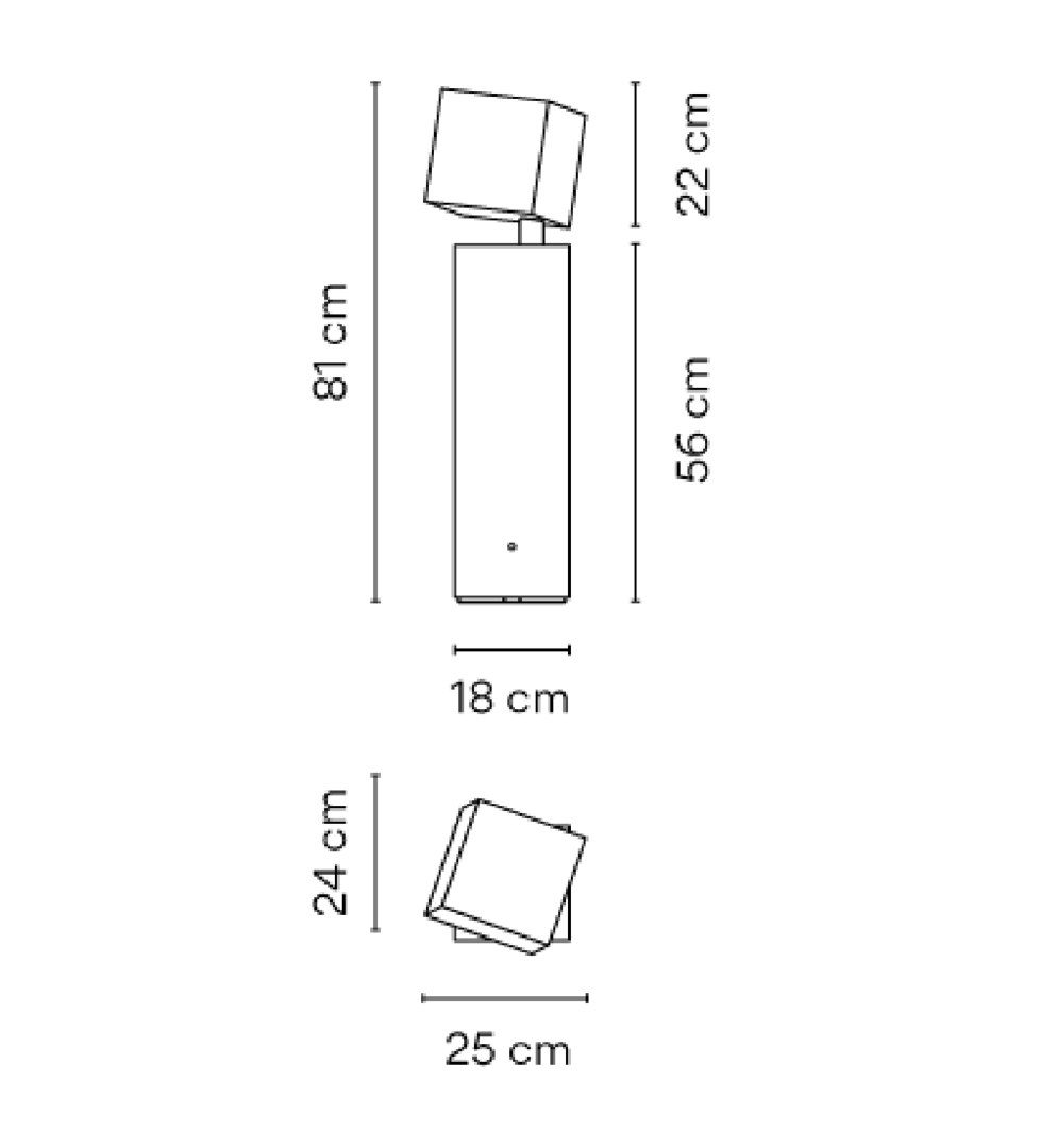Vibia Break 4101 - Aussenleuchte