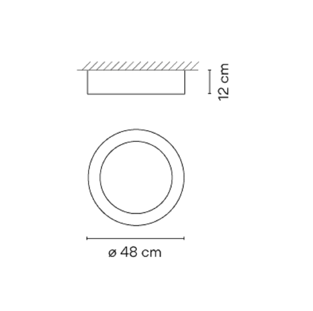 Vibia Duo - Deckenleuchte: 4870 