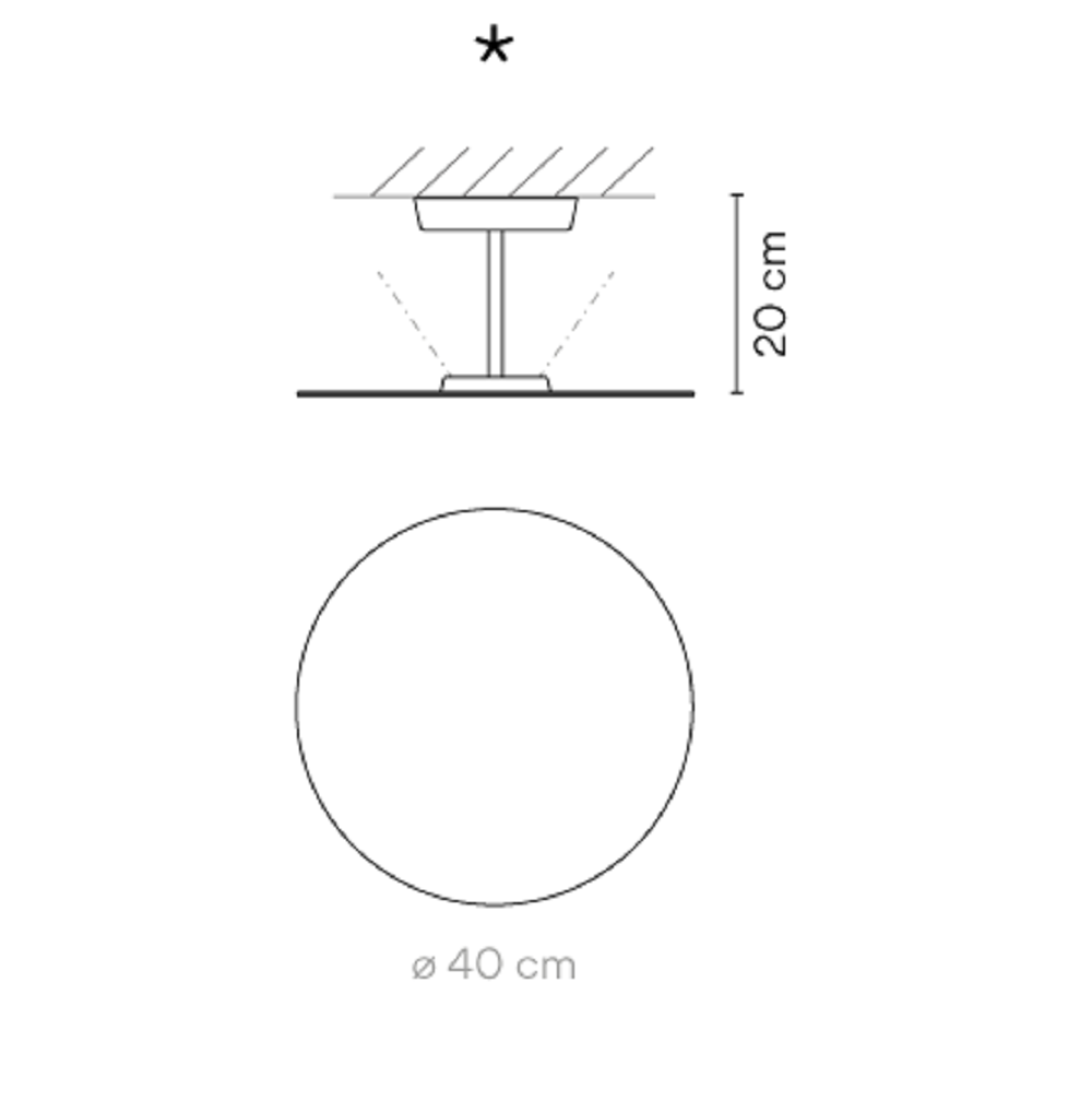 Vibia Flat 5920 - Deckenleuchten
