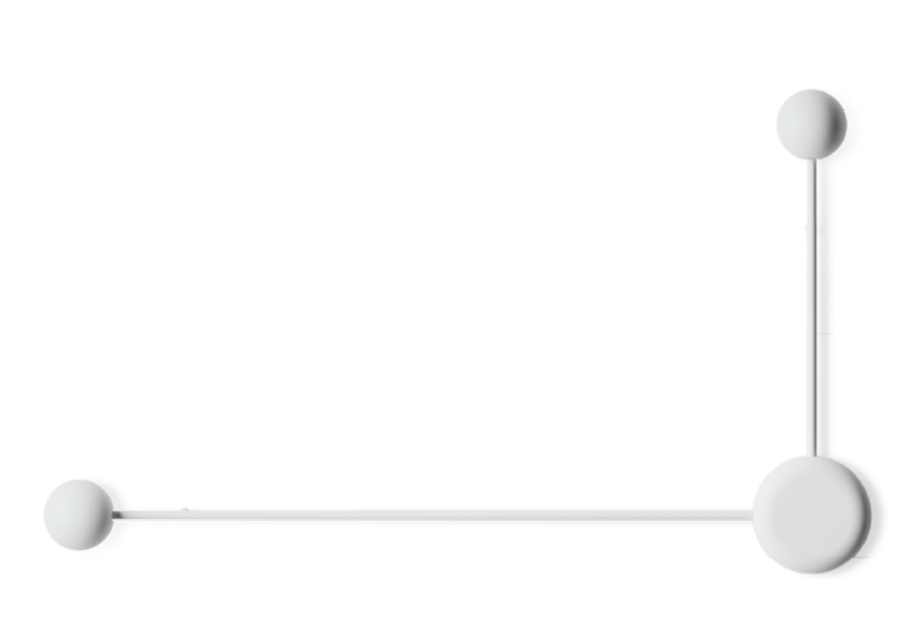 Vibia Pin - Wandleuchte - Pin1694 - Weiss