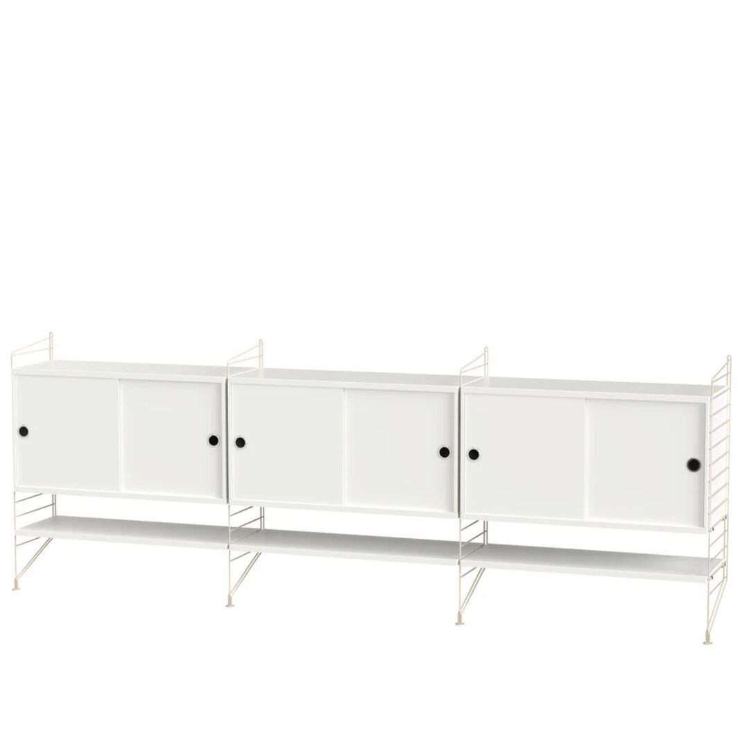 String_Furnitur_System_Wohnzimmer_F_Beige_Weiss