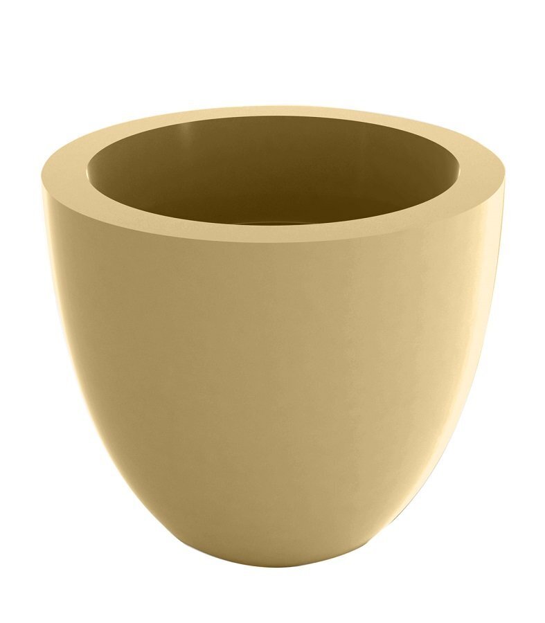 Vondom Blowl Pot Ø30x26 - Lacquered Beige