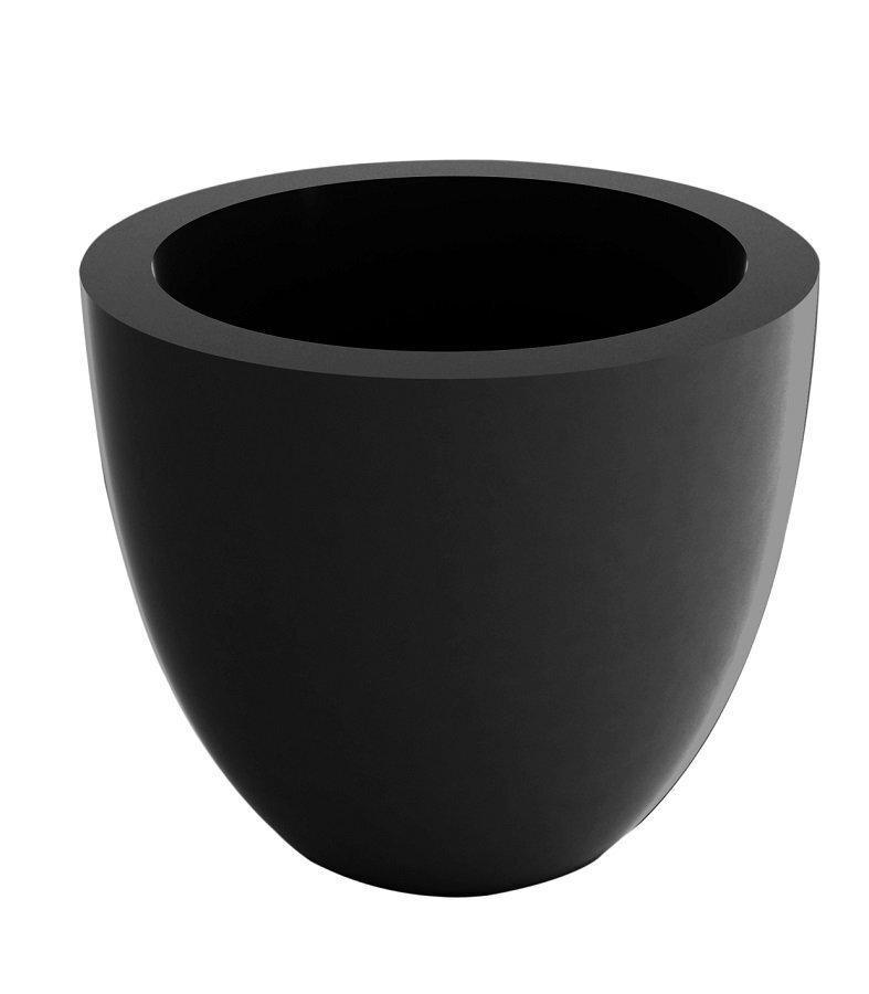 Vondom Blowl Pot Ø30x26 - Lacquered Anthracite
