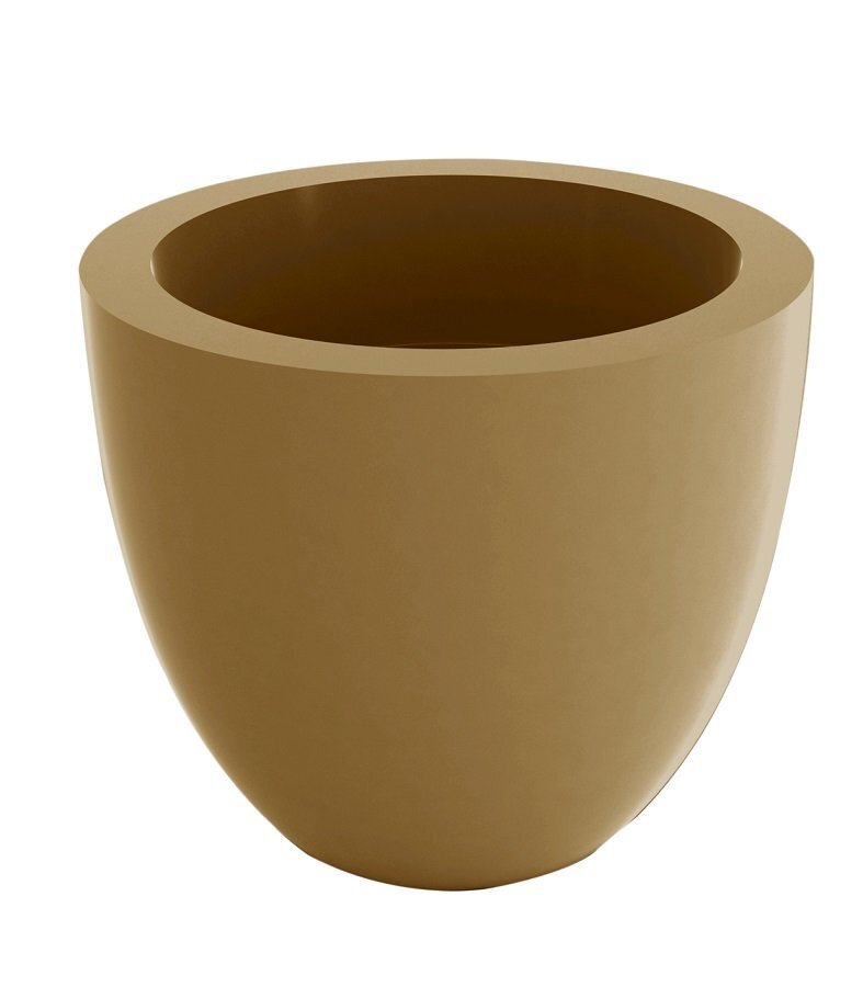 Vondom Blowl Pot Ø30x26 - Lacquered Champagne