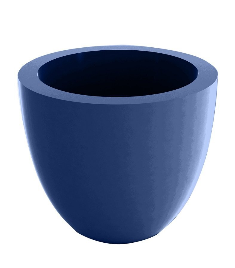 Vondom Blowl Pot Ø30x26 - Lacquered Navy