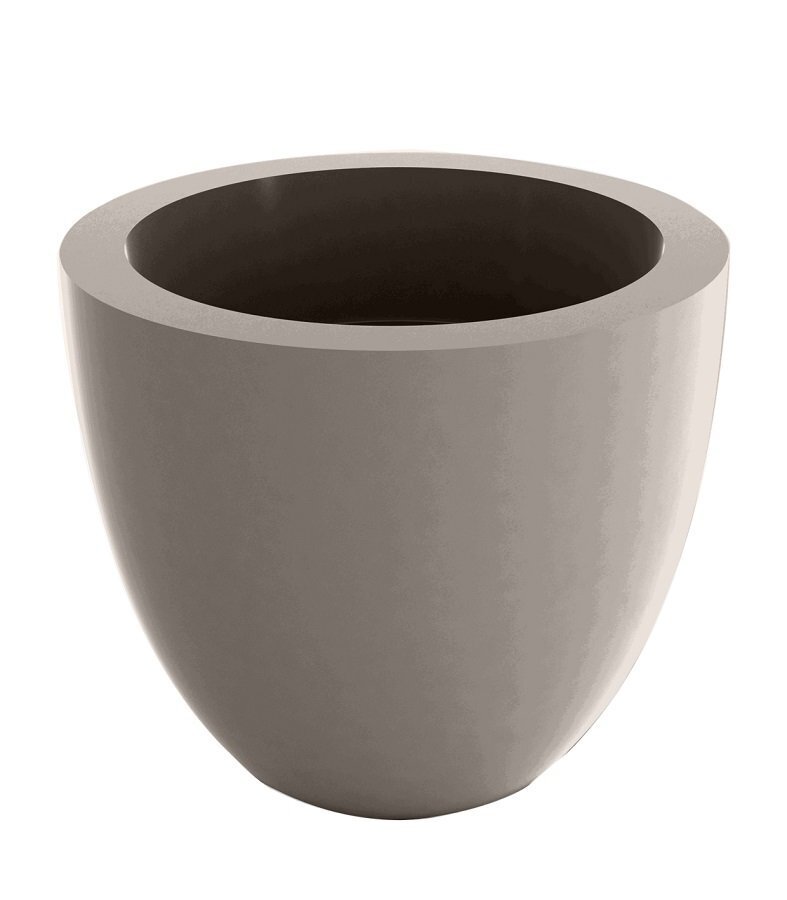 Vondom Blowl Pot Ø50x43 - Lacquered Taupe