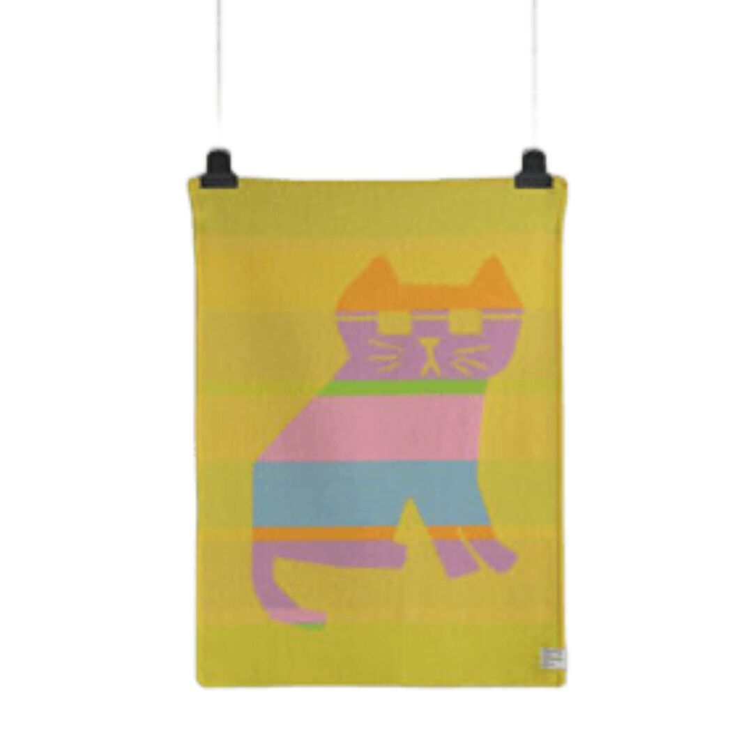 Røros Tweed,Røros Tweed Cool Cats Babydecke 100x67cm,Cool Cats Babydecke,Wohntextilien,Duvets & Kopfkissen