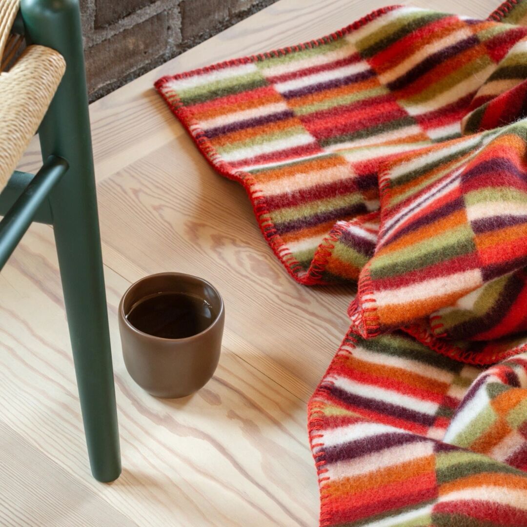 Røros Tweed Lammwolldecke Ida 135 x 200 cm von Røros Tweed