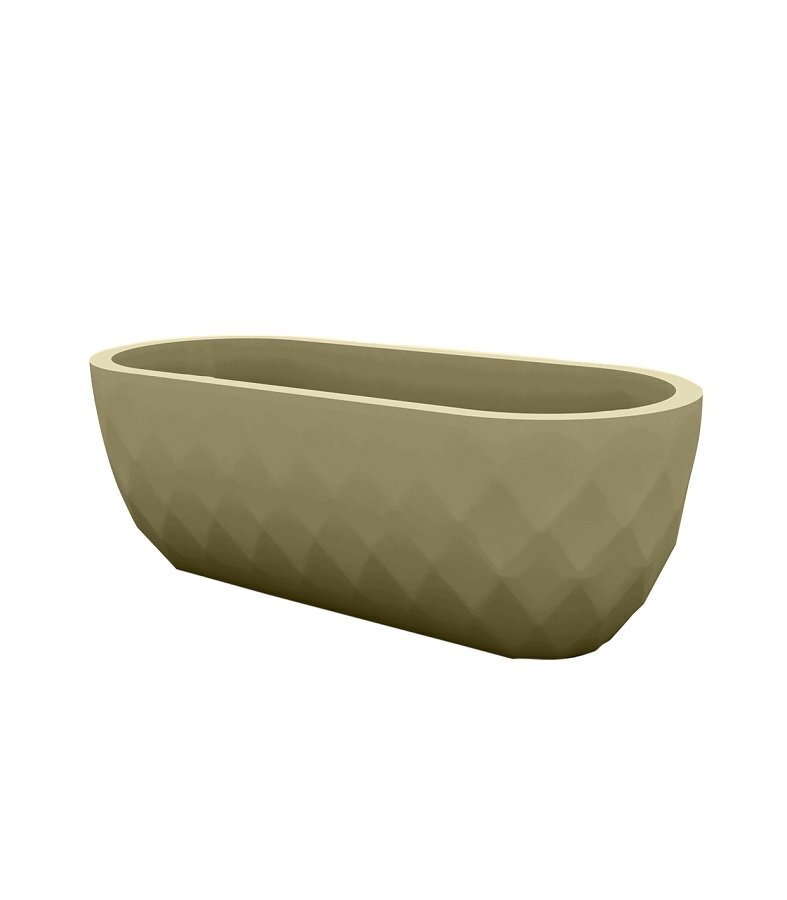 Vondom Vases Nano Planter 14x33x12 - Lacquered Kaki