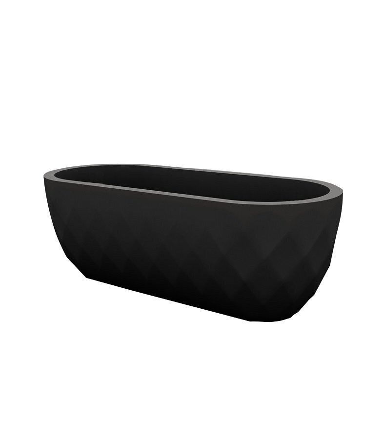 Vondom Vases Nano Planter 14x33x12 - Lacquered Black