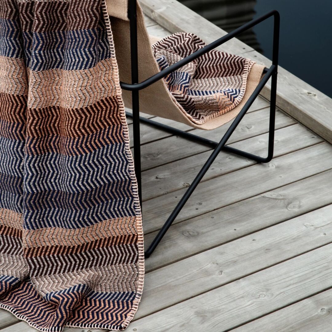 Røros Tweed Lammwolldecke Fri 150 x 200 cm von Røros Tweed