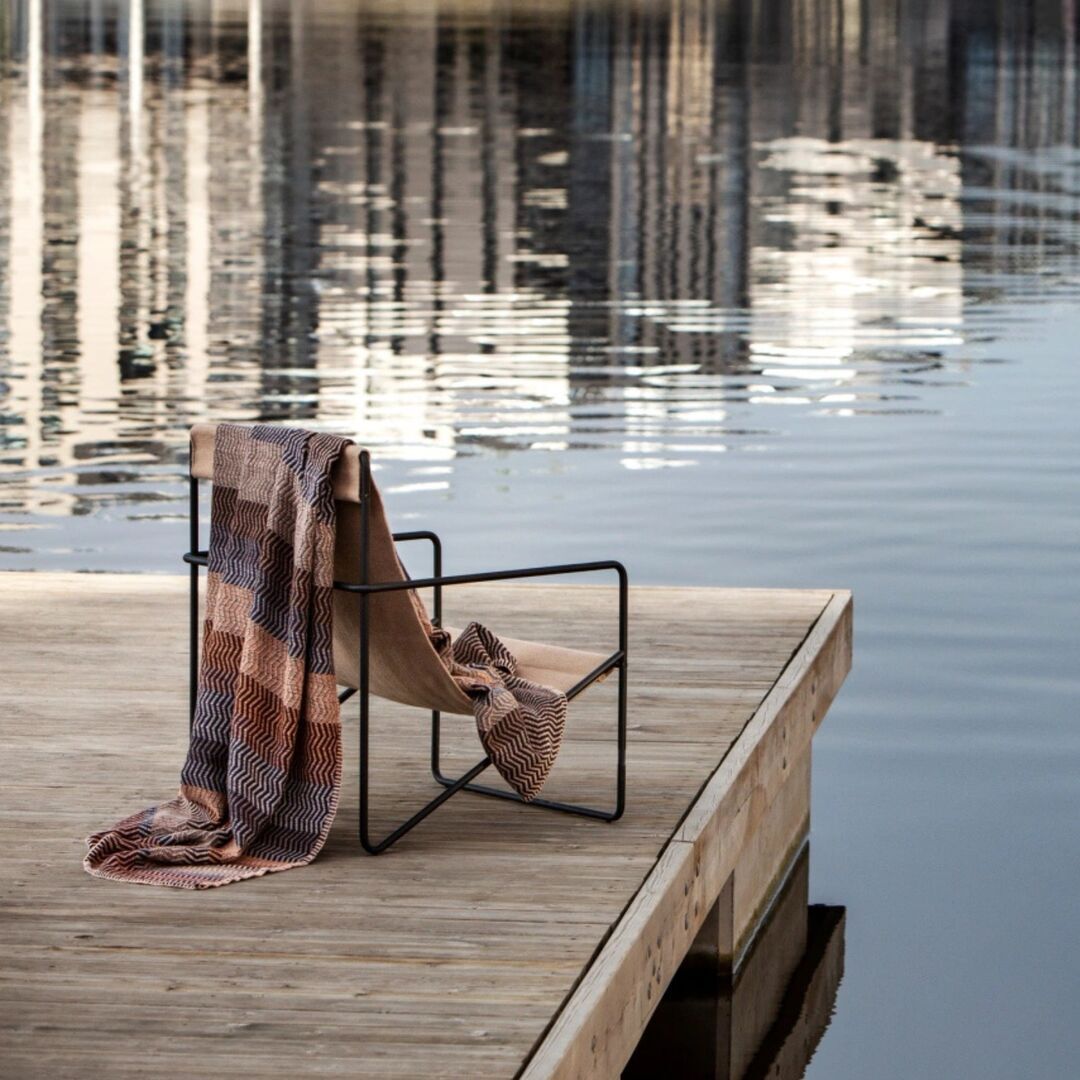 Røros Tweed Lammwolldecke Fri 150 x 200 cm von Røros Tweed