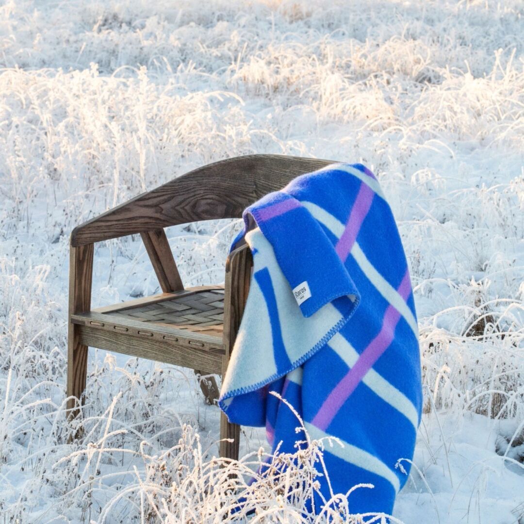 Røros Tweed Lammwolldecke Knut 135 x 200 cm von Røros Tweed