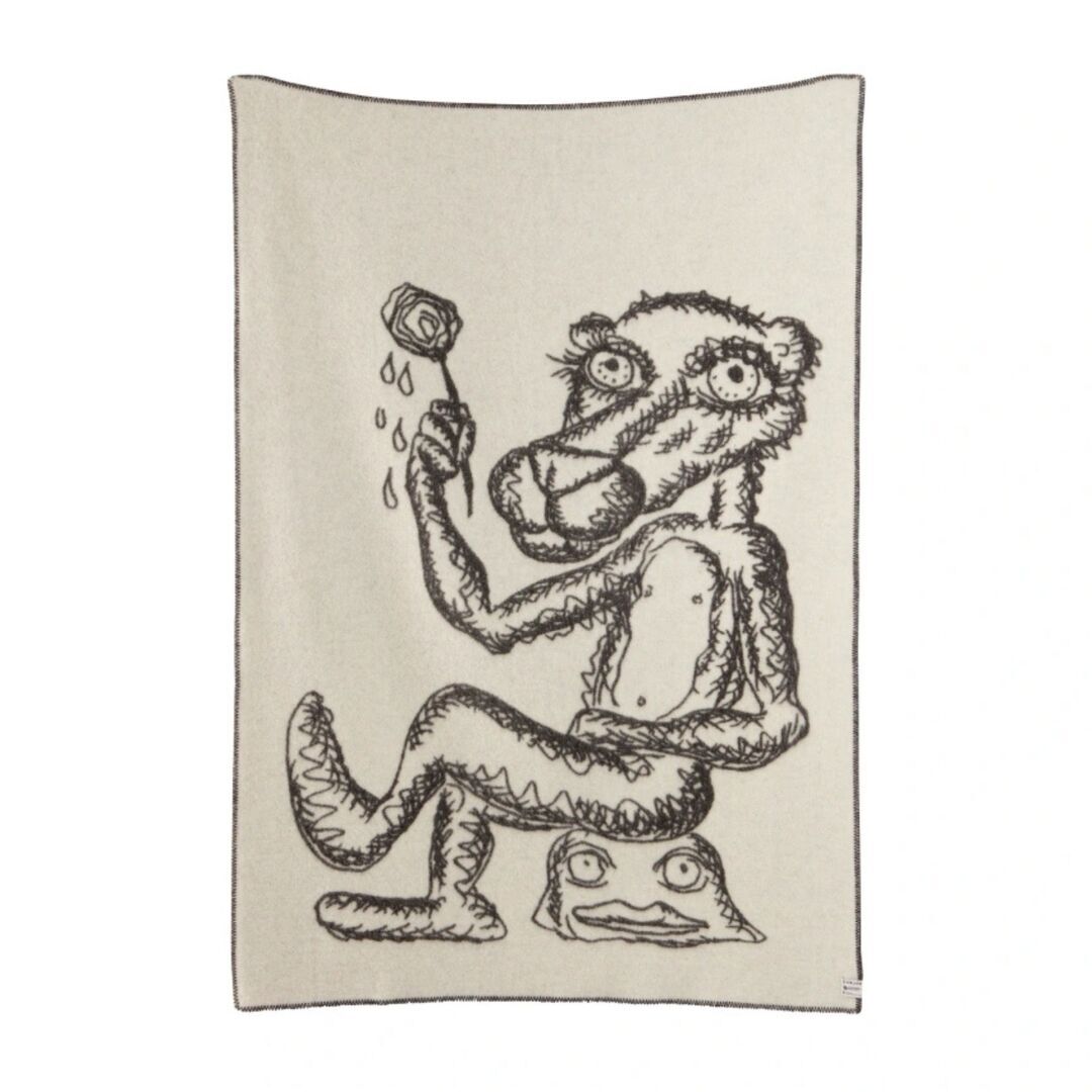 Røros Tweed Røros Tweed Melgaard Throw - Tagesdecke/Überwurf 135x200cm MELGAARD Grau/Natur