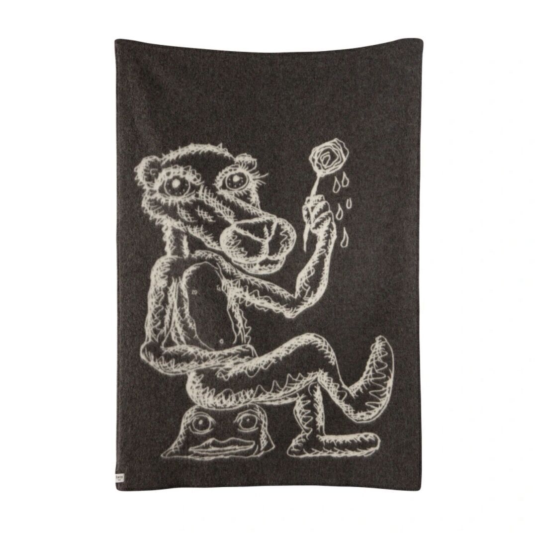 Røros Tweed Røros Tweed Melgaard Throw - Tagesdecke/Überwurf 135x200cm MELGAARD Grau/Natur