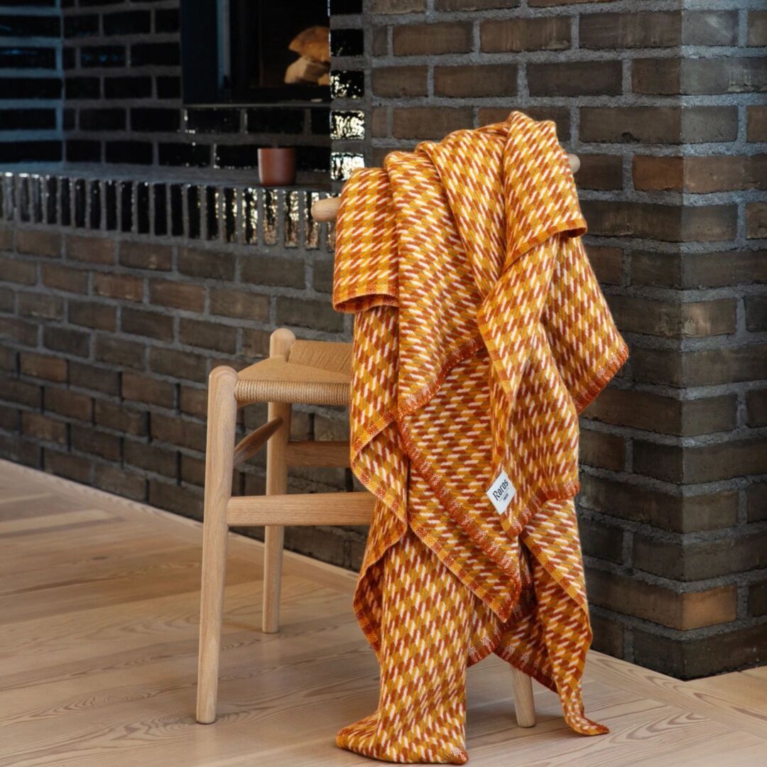 Røros Tweed Lammwolldecke Mimi 150 x 200 cm von Røros Tweed