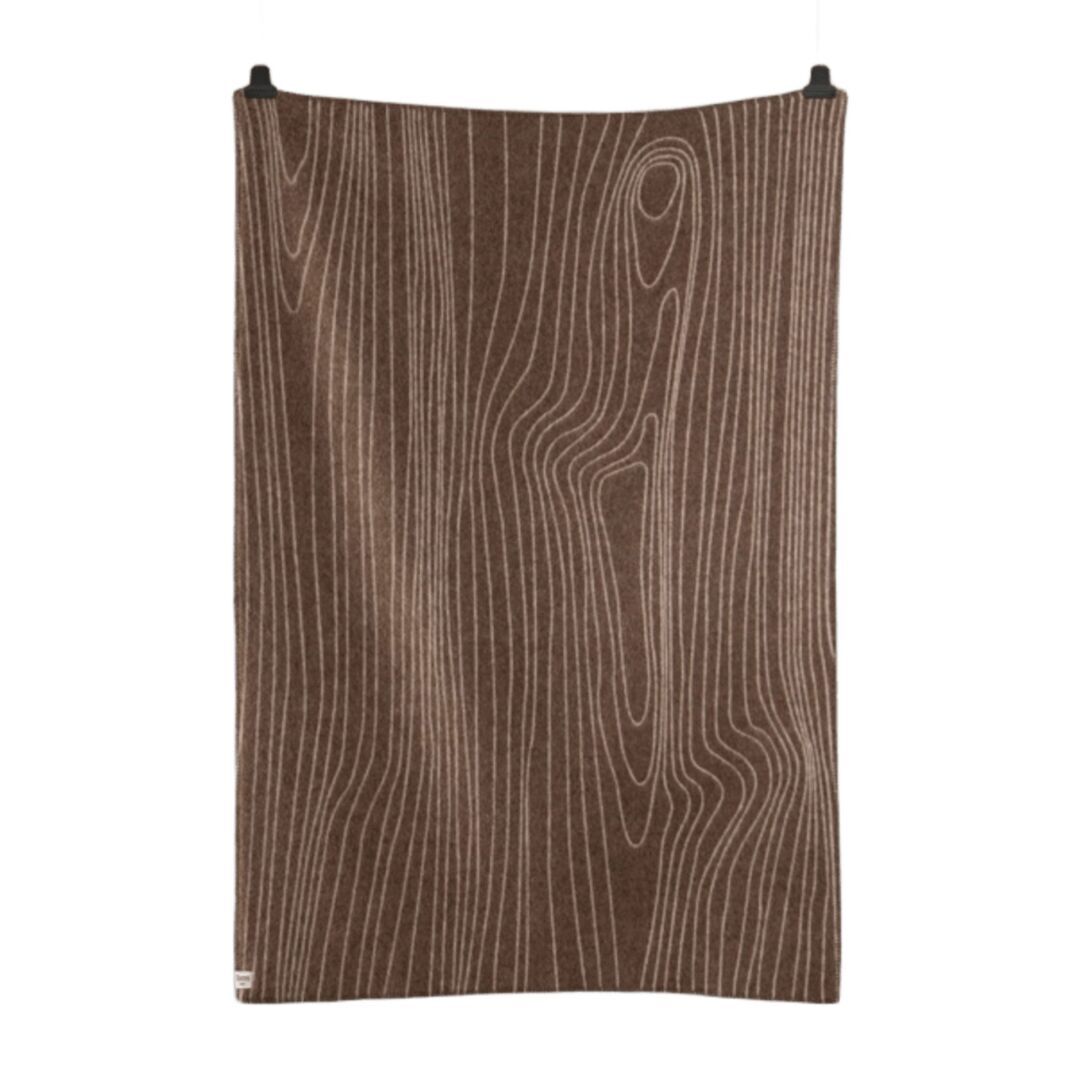 Røros Tweed,Lammwolldecke Skog 135 x 200 cm von Røros Tweed,Braun/Natur,Wohntextilien,Plaids