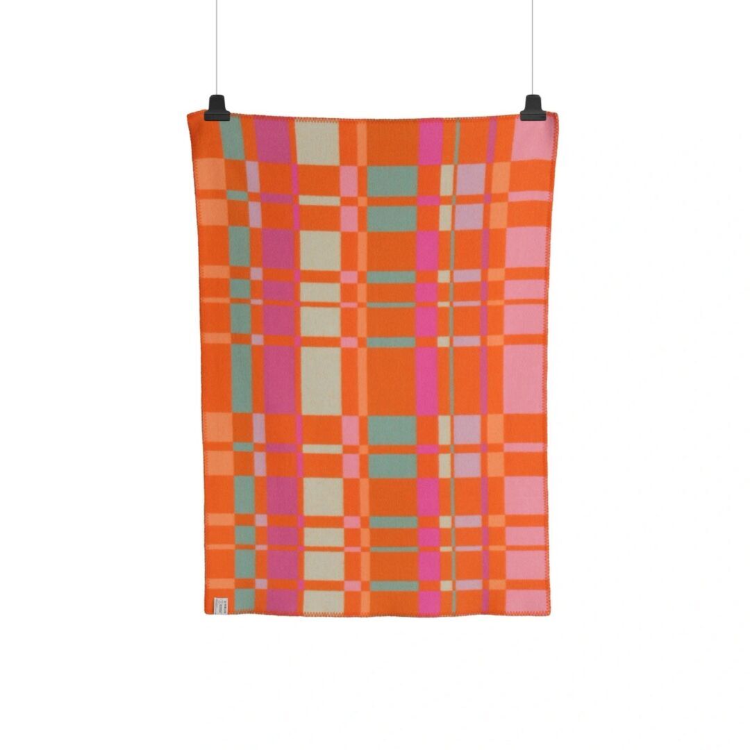 Røros Tweed,Baby Lammwolldecke City 67 x 100 cm von Røros Tweed,orange,Wohntextilien,Plaids