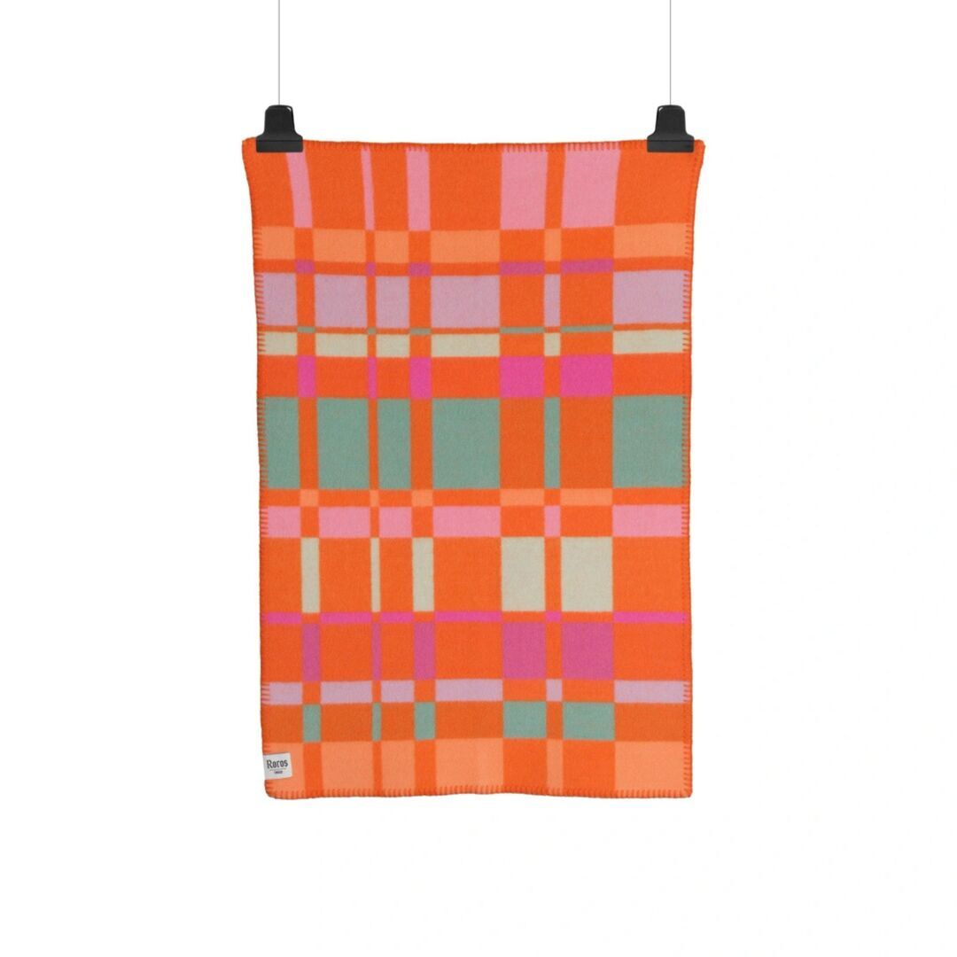 Røros Tweed,Baby Lammwolldecke City 67 x 100 cm von Røros Tweed,orange,Wohntextilien,Plaids