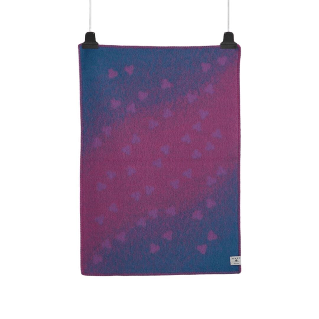 Røros Tweed Røros Tweed Melvin Babydecke 100 x 67 cm Violett/Rosa, Standard