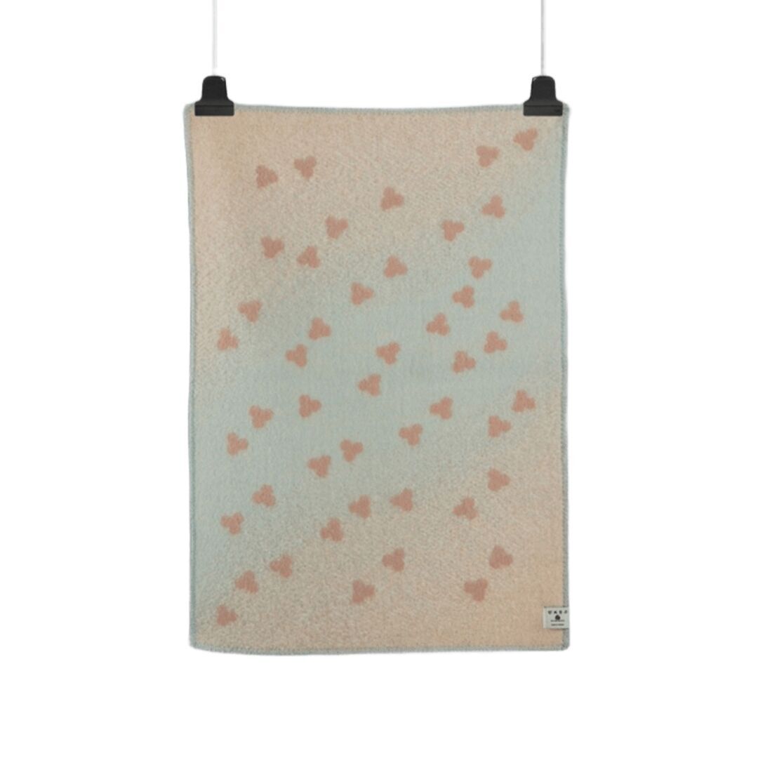 Røros Tweed Røros Tweed Melvin Babydecke 100 x 67 cm Hellrosa/Hellblau, Standard