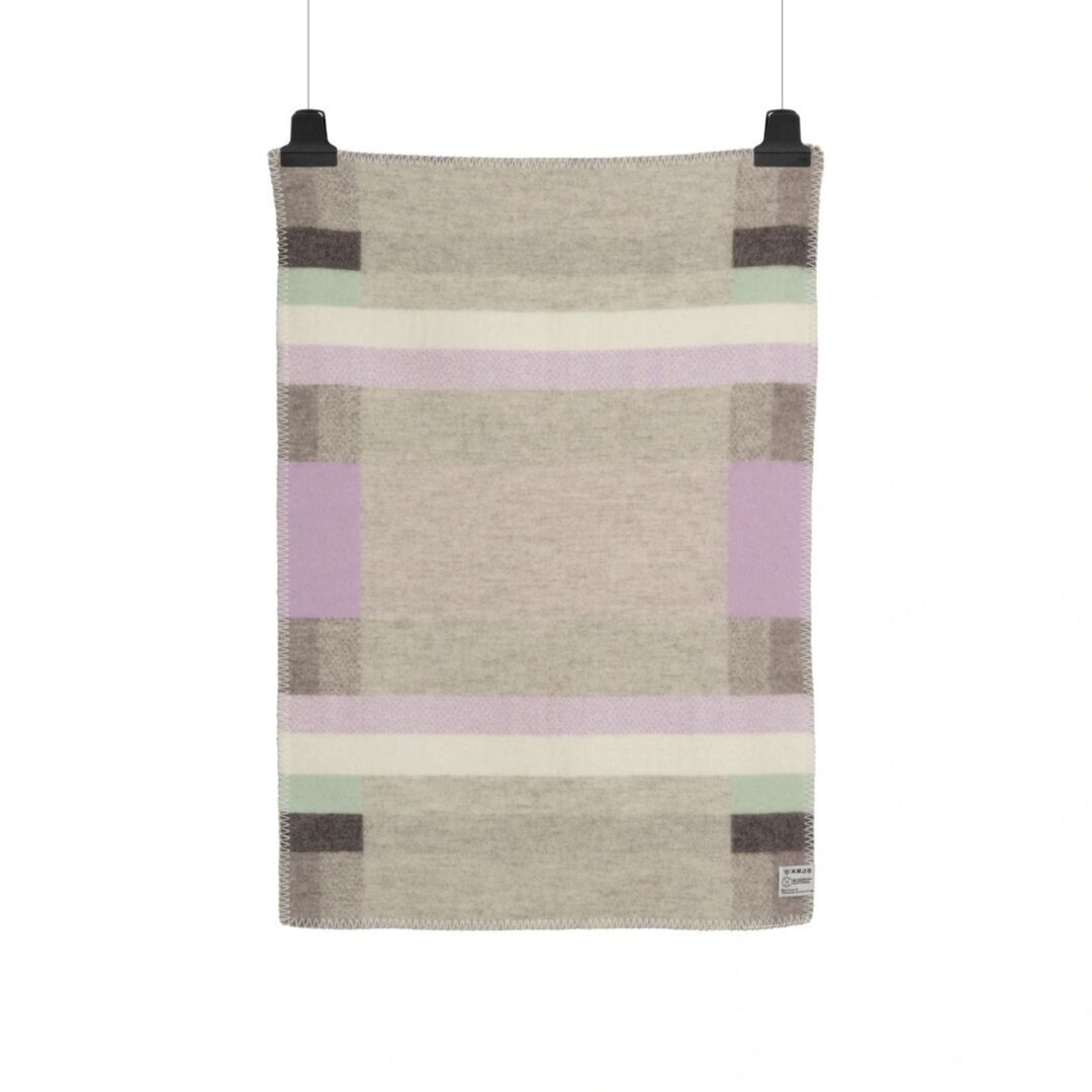 Røros Tweed,Baby Lammwolldecke Mikkel 67 x 100 cm von Røros Tweed,Grau,Wohntextilien,Plaids