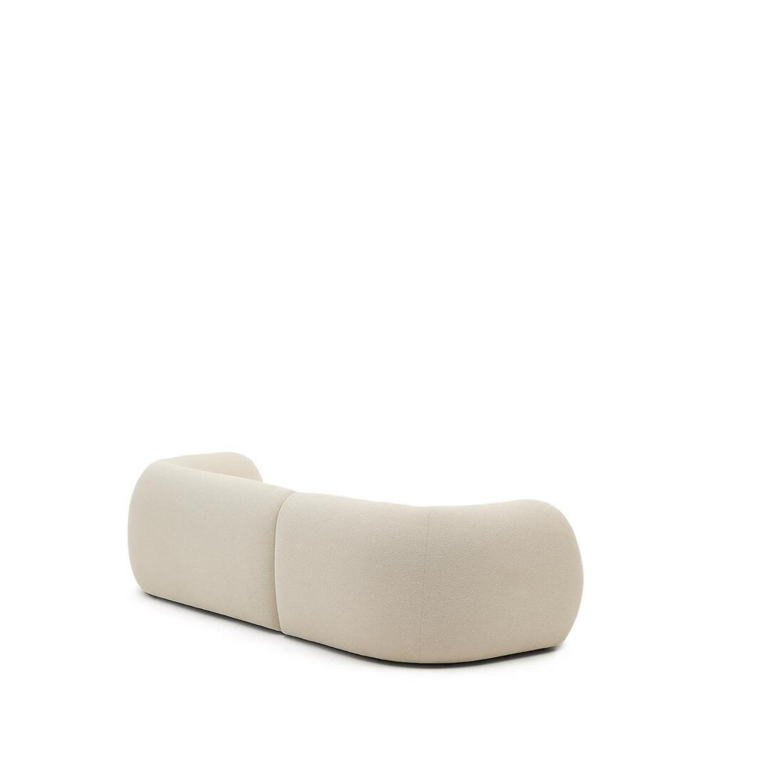 Kave Home 3-Sitzer Bouclé Sofa Martina von Kave Home Links, Off-White - Bouclé