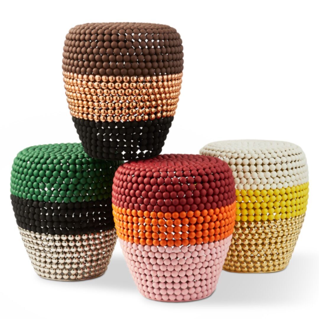 Pols Potten Striped Stool Dot von Pols Potten 