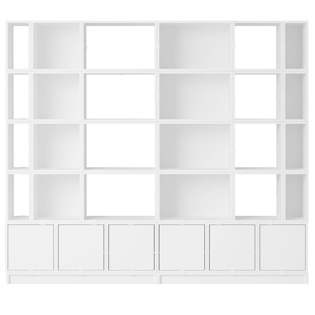 Muuto Office Stacked Storage System, Konfiguration 1, White