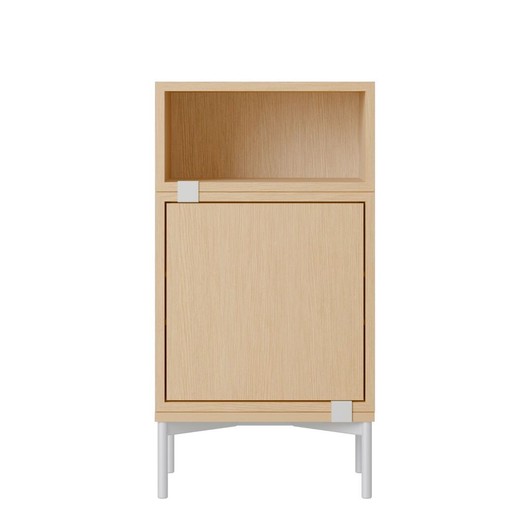Muuto Bedside Stacked Storage System, Konfiguration 2,  Oak