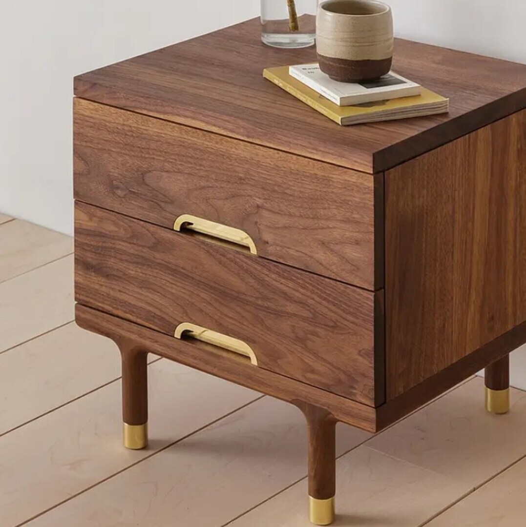 Kalon Simple Side Table Walnut