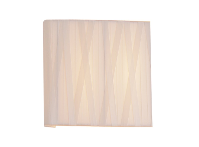 Fambuena Viereckige Dress Wandlampe - Weiss