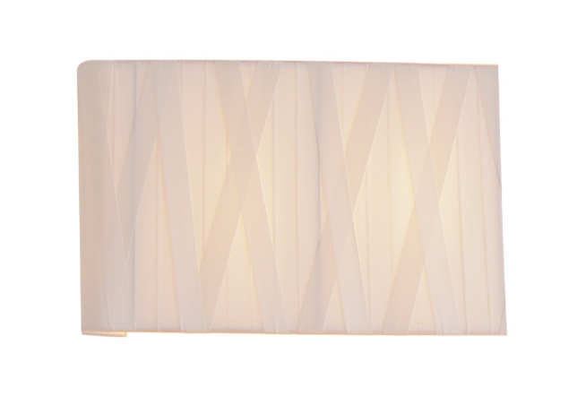 Fambuena Rechteckige Dress Wandlampe - Weiss