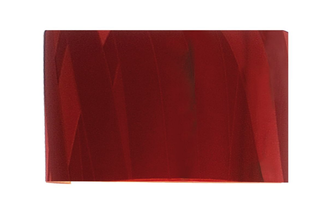 Fambuena Rechteckige Dress Wandlampe - Rot