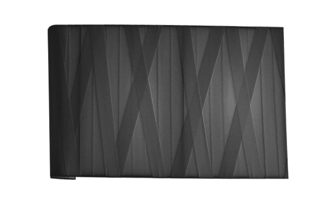 Fambuena Rechteckige Dress Wandlampe - Schwarz