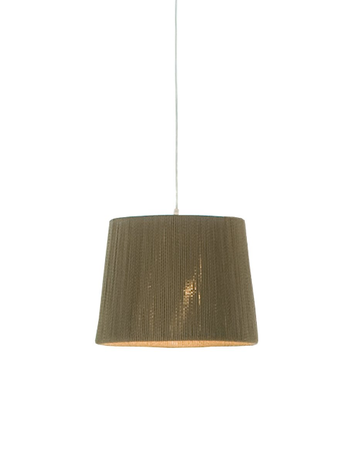 Fambuena Rafia Hängelampe - S - Beige