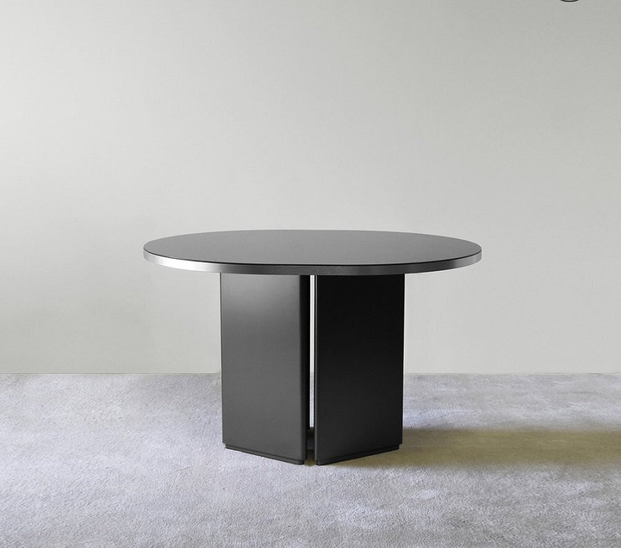 Eno Studio Brandy Small Table - Black & Silver