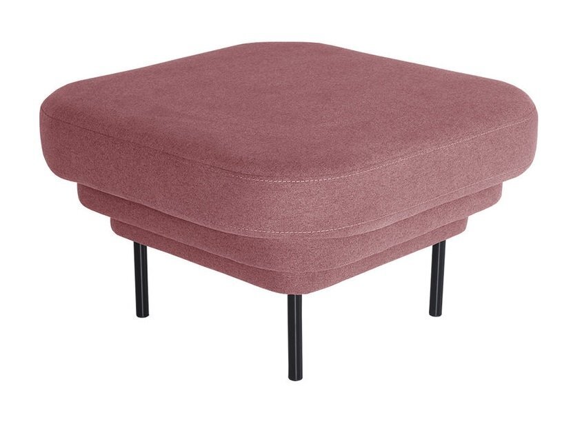 Eno Studio Cornice Ottoman - Pink