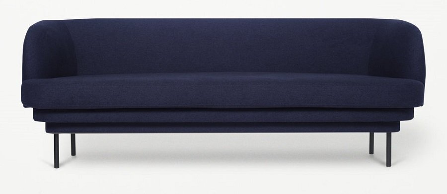 Eno Studio Cornice Sofa - Dark Blue