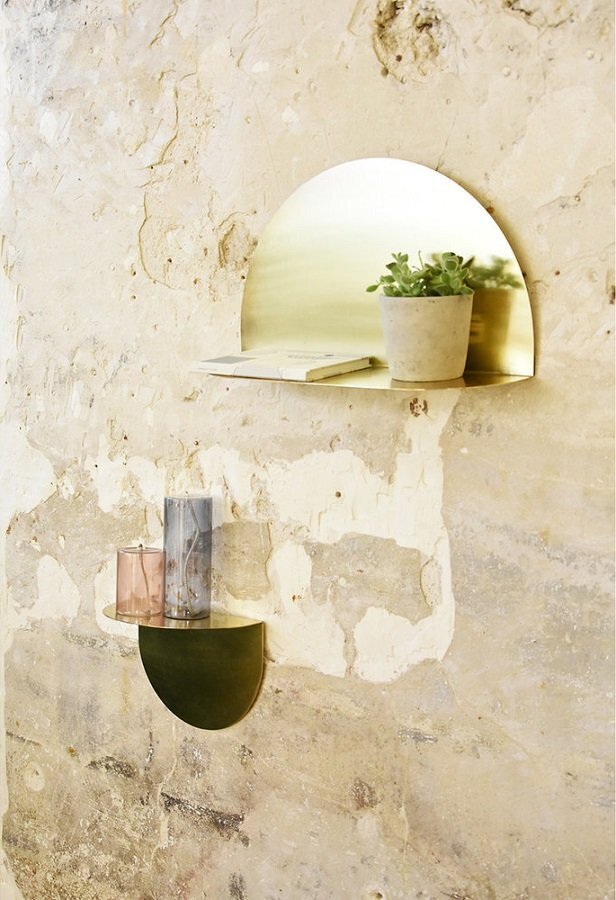Eno Studio Archal Half Moon Mirror